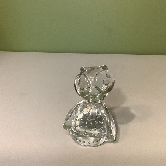 American Cut Crystal Corporation Other - American Cut Crystal Corp. clear owl paperweight